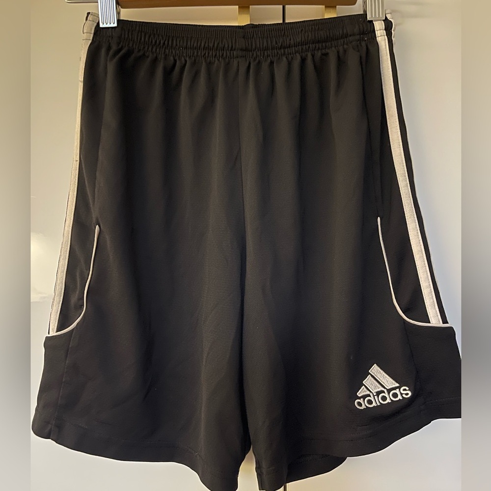 Adidas Black Soccer Shorts Youth XL